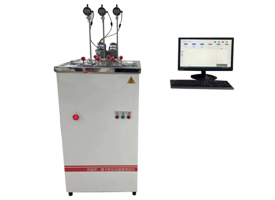 دستگاه تست Iso 75 Astm D 648 Hdt Vicat در تغییر شکل حرارتی