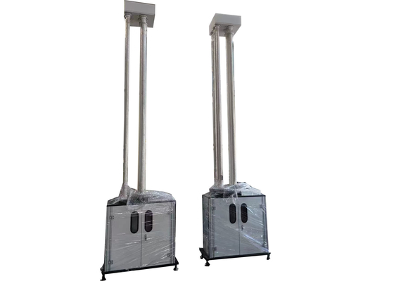 200mm-2000mm ارتفاع ضربه قطره چکش تجهیزات تست سیستم خلاء برای لوله های پلاستیکی