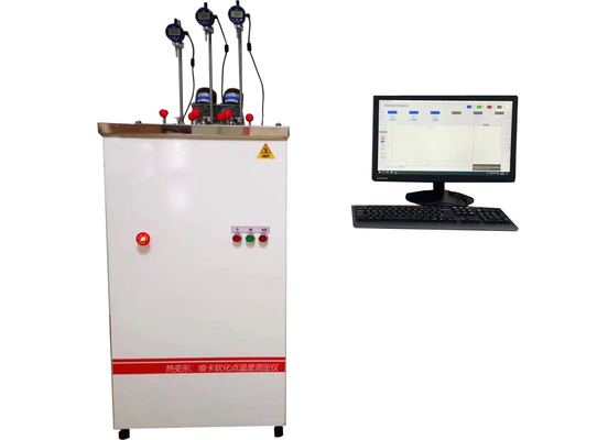 فریم نمونه برداری خودکار HDT Vicat ماشین آزمایش برای آزمایش دمای تغییر شکل