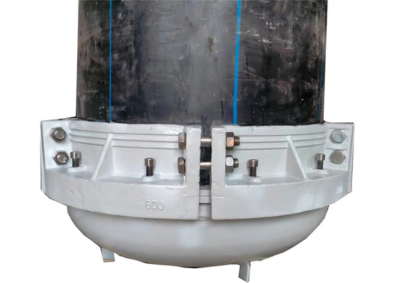پلاگ تست هیدرواستاتیک درپوش انتهایی DN 800mm برای لوله پلاستیکی pvc pe با استانداردهای ASTM D 1598/1599