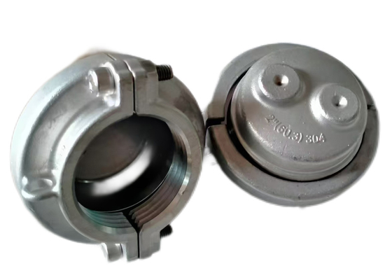 2 اینچ 60.3mm فولاد ضد زنگ سرپوش آخر برای لوله PVC PP فشار هیدروستاتیک