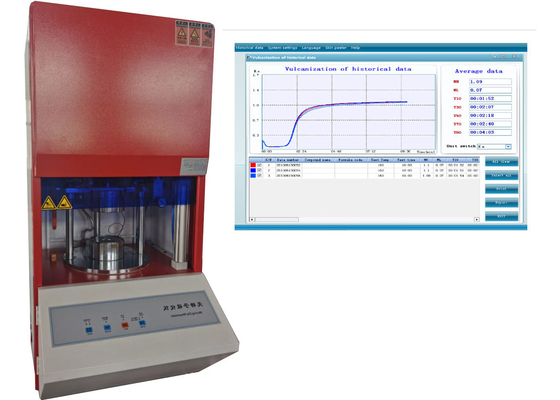 ASTM D5289 کنترل کامپیوتری ولکاناسیون لاستیک ابزار اندازه گیری ولکاناسیون با استفاده از کورومترهای بدون روتر