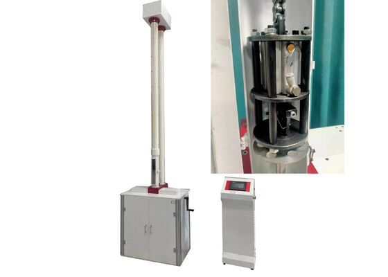 تجهیزات آزمایش چکش قطره ای برای انجام آزمایش ضربه روی سفال های شیشه ای لوله های پلاستیکی و سایر مواد غیر فلزی با نتایج